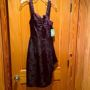 Vintage Purple Sarong Pinup Retro Vintage style dress